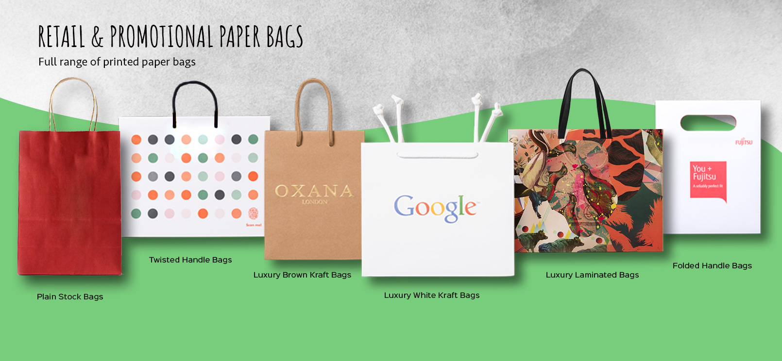 Paper Bags Banner large