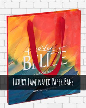 Luxury laminated paper bags