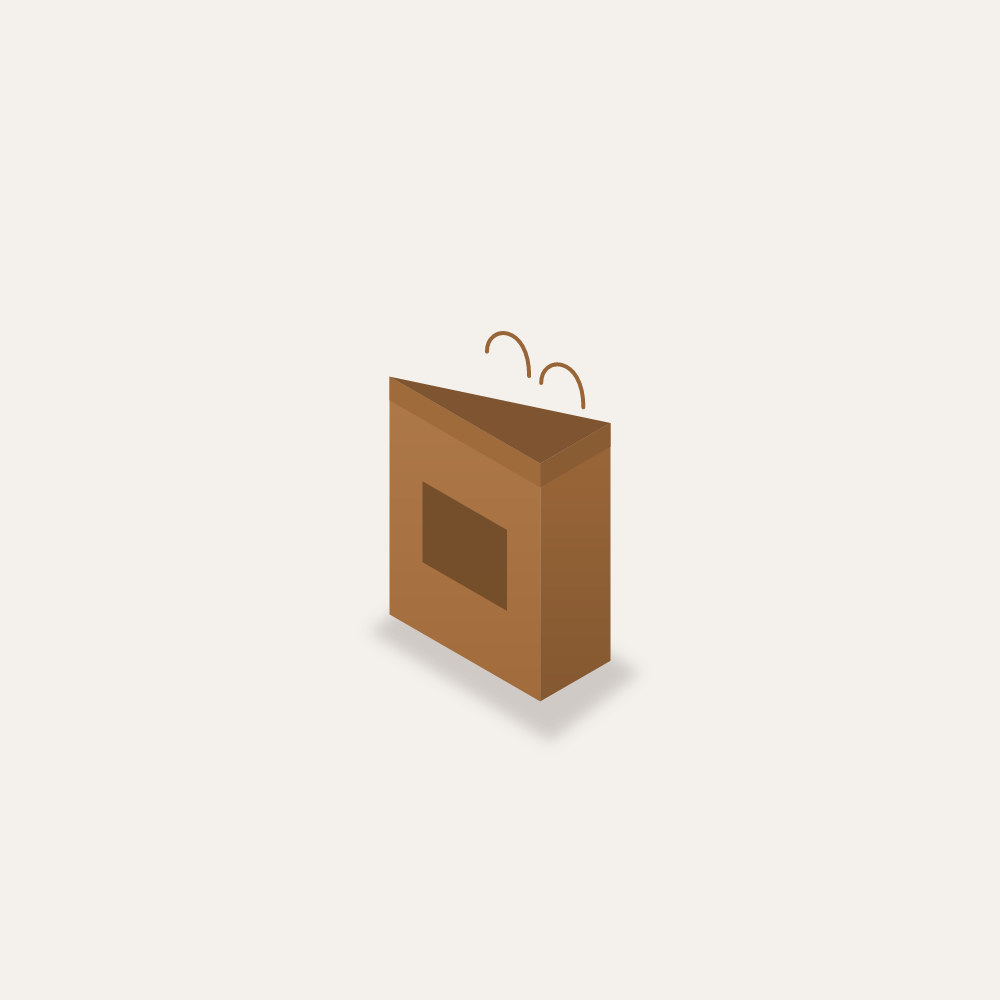 Printed twisted handle paper bag — printed with your logo